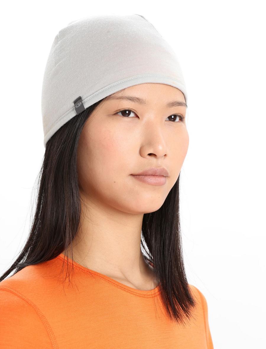 Czapki Icebreaker Unisex Merino Pocket Beanie Damskie Pomarańczowe Beżowe | PL 1460SGLO